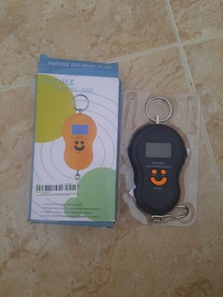 Báscula digital portátil para pesca y maletas