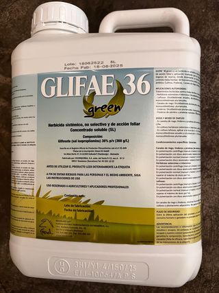 Herbicida Glifosato GLIFAE 36 Green