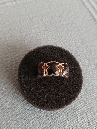 Anillo Tous Plata y Onix