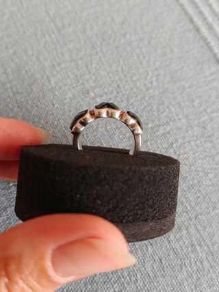 Anillo Tous Plata y Onix