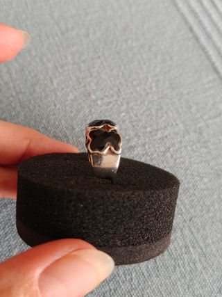 Anillo Tous Plata y Onix