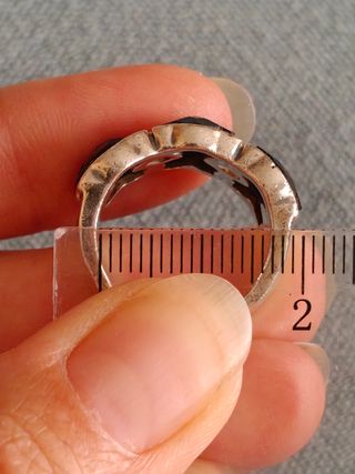 Anillo Tous Plata y Onix