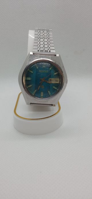 Reloj Orient HiAce Plata y Turquesa