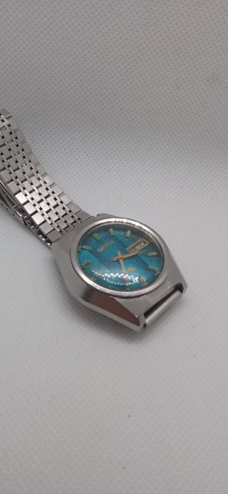 Reloj Orient HiAce Plata y Turquesa