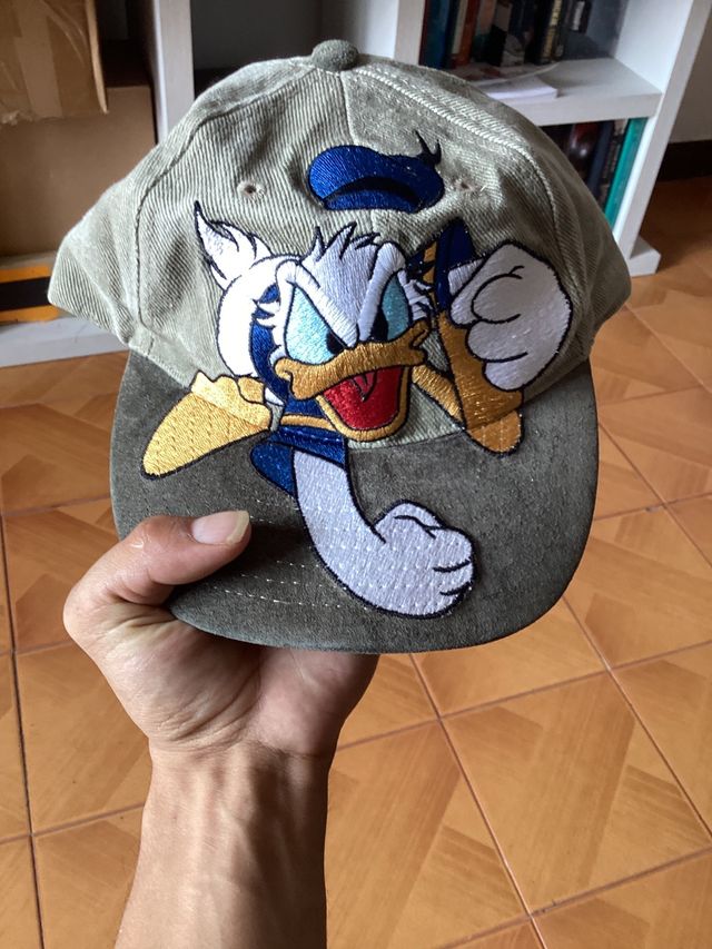 Gorra Disney Pato Donald Vintage Gris