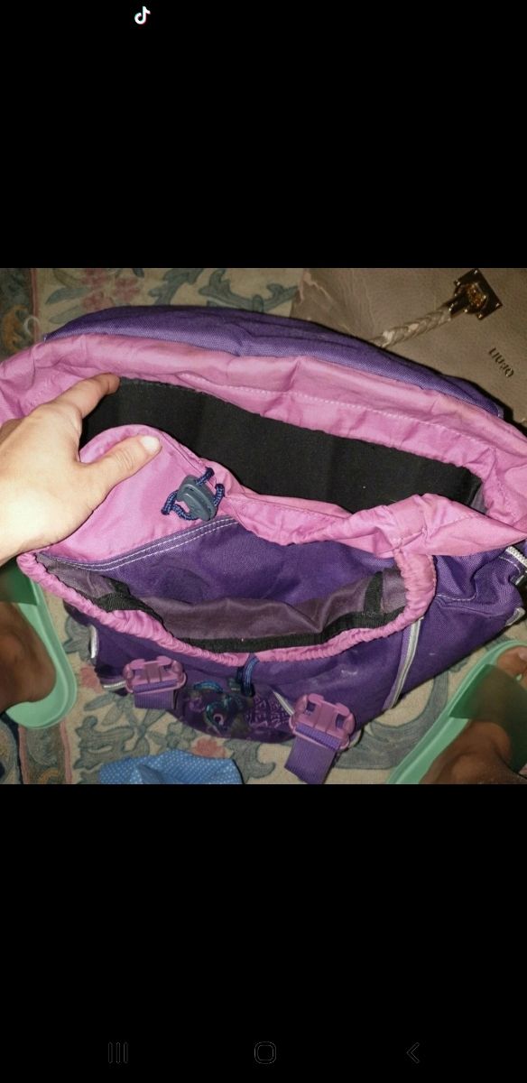 Zaino Seven Viola con Scritta I'm