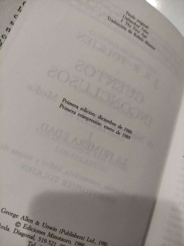 Cuentos Inconclusos La Primera Edad