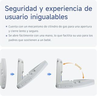 Cambiador de pañales de pared plegable