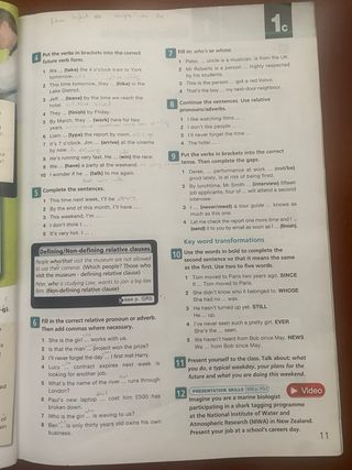 on screen for bachillerato 2 student’s book