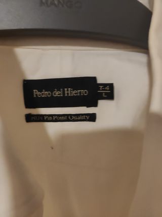 Camisa Pedro del Hierro Blanca Talla L