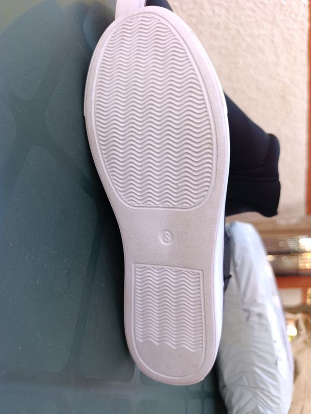 Botines planos señora talla 36 negros