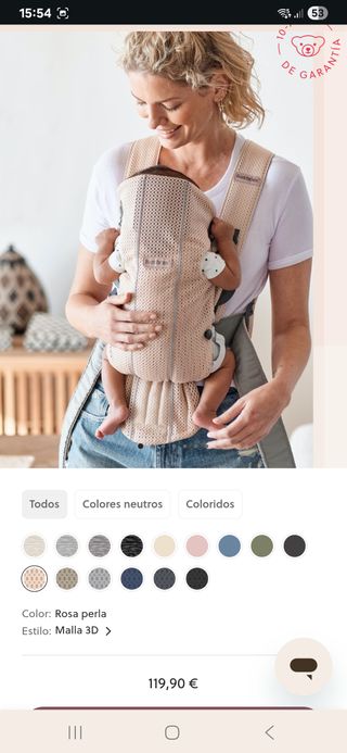 Mochila Portabebés BabyBjörn