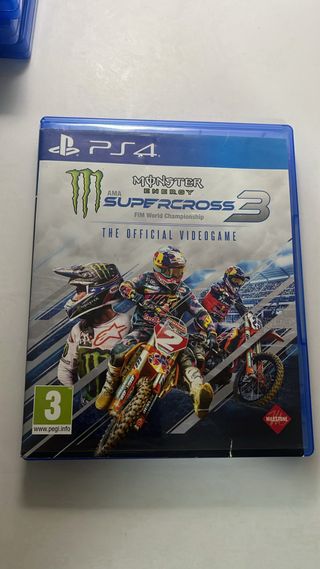 Lote 4 Videojuegos PS4: MotoGP, Supercross, Overwa