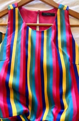 Vestido Victorio y Luccino  multicolor