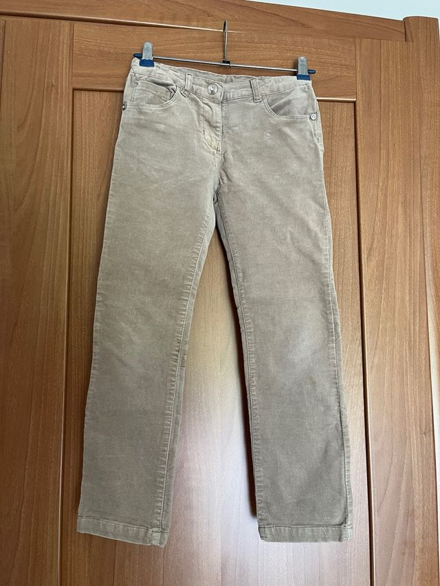 Pantaloni beige taglia 7/8 - 128 cm