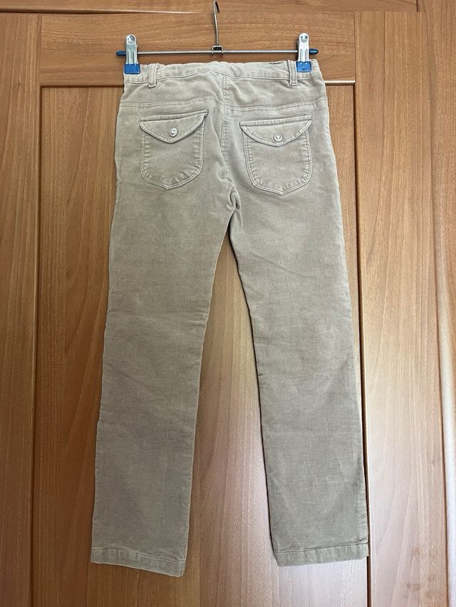 Pantaloni beige taglia 7/8 - 128 cm