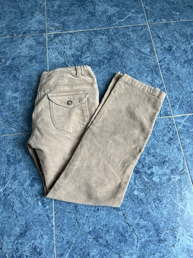 Pantaloni beige taglia 7/8 - 128 cm