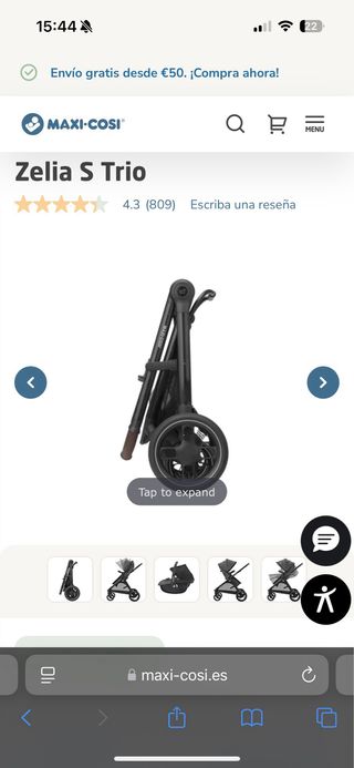 Carrito Bebé Maxi-Cosi Zelia S Trio