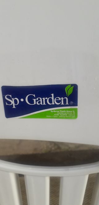 Silla Jardín y Playa Plegable Blanca.No envio