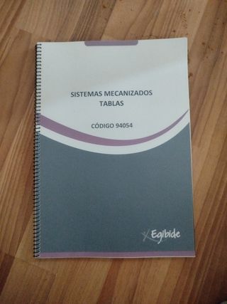 Sistemas mecanizados tablas 94054