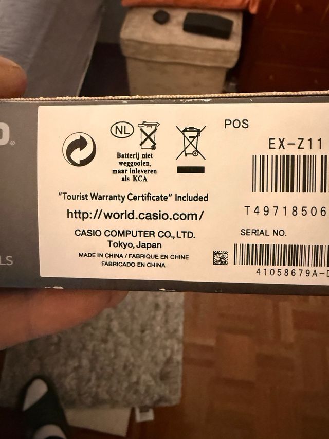 Cámara Casio EXILIM 7.2 MP