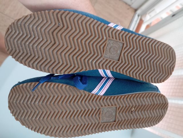 Zapatillas deportivas Yuma azul y rosa