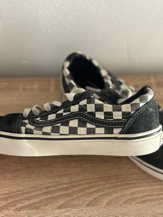Zapatos Vans Checkerboard Negros