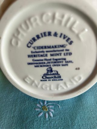 Juego de café porcelana Churchill 12 servicios