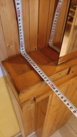 Mostrador de bar de madera maciza