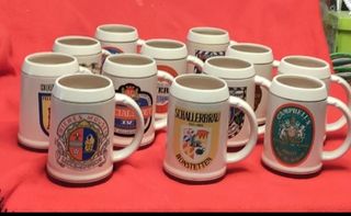 Boccali da birra tedeschi vintage anni '70