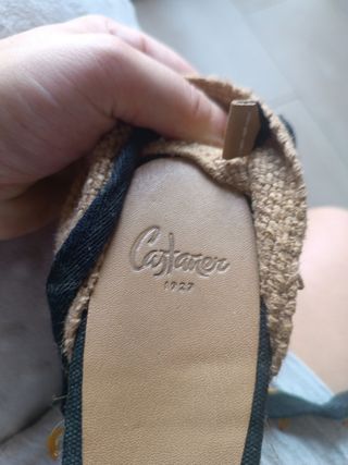 Alpargatas Castañer Negras plataforma T37