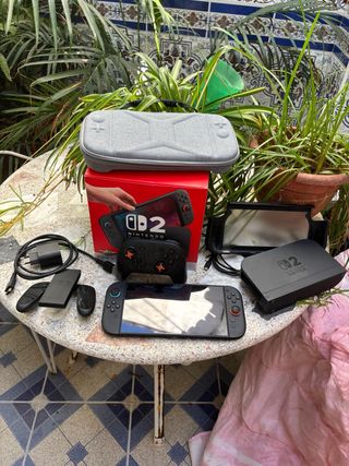 NUEVA!Nintendo Switch 2! REGALO 2 FUNDAS