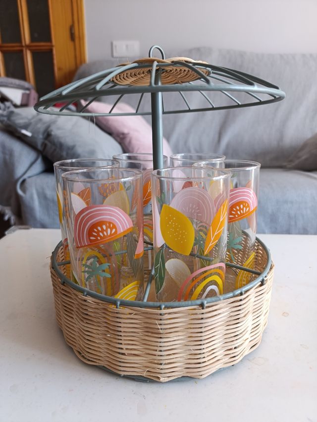 Conjunto vasos Maisons Du Monde Frutas