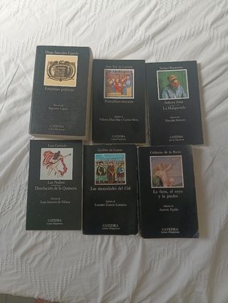 Lote Libros Editorial Cátedra Letras Hispánicas
