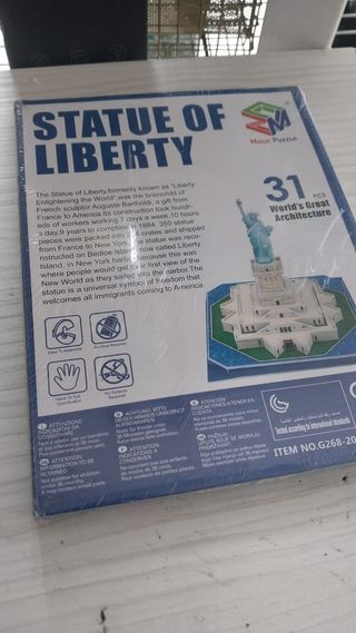 Puzzle 3D Estatua Libertad 31 Piezas