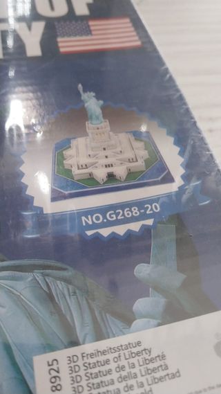 Puzzle 3D Estatua Libertad 31 Piezas