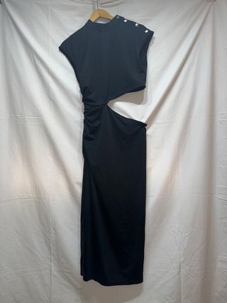 Vestido Negro Cut-Out
