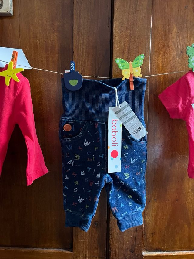 Set 3 pezzi neonato: maglia e pantaloni