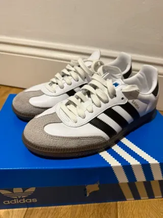 Adidas Samba OG Blancas y Negras Talla 38
