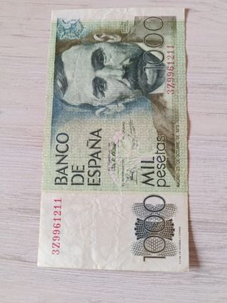 Billete 1000 pesetas España 1979