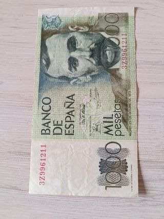 Billete 1000 pesetas España 1979