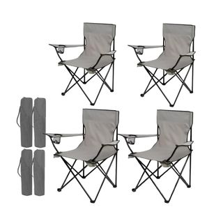 Pack 4 Sillas Plegables Camping Terraza Playa Bols