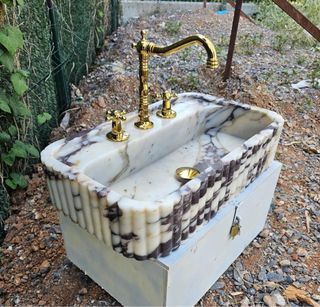 Lavabo Calacatta Viola Diseño Personalizado