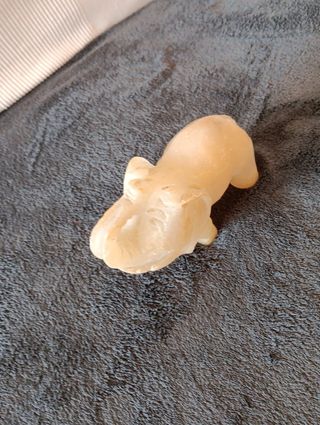 Talla elefante cuarzo 17cm x 7cm