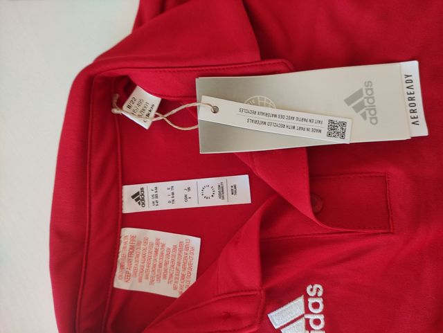 Polo Adidas Aeroready Talla 5-6 Años