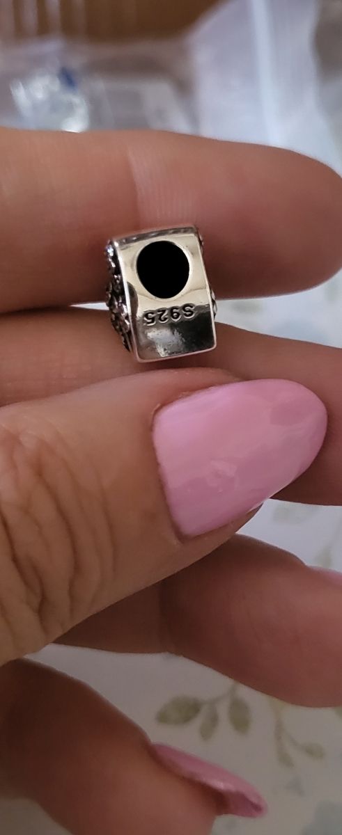 Plata Corazón Margarita Charm