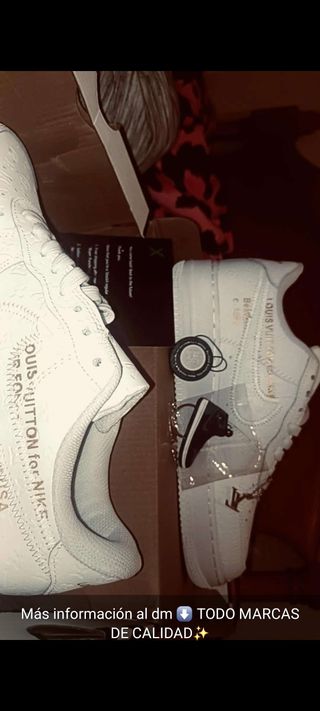 Zapatillas Louis Vuitton x Nike Blancas