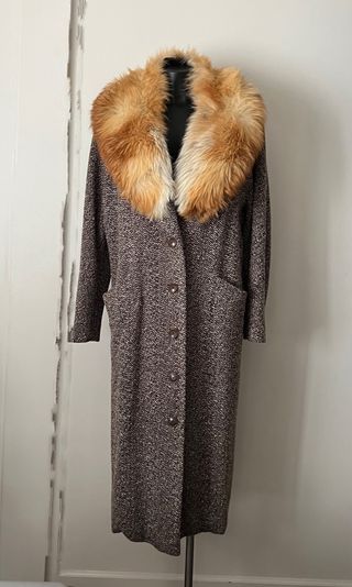 Cappotto vintage sartoriale maxi
