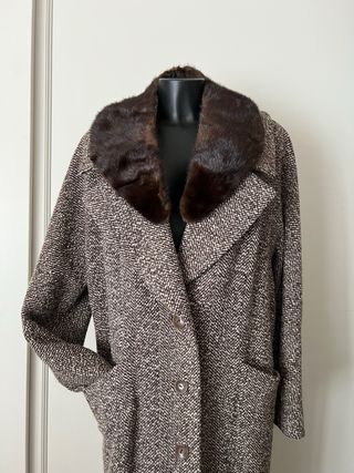 Cappotto vintage sartoriale maxi