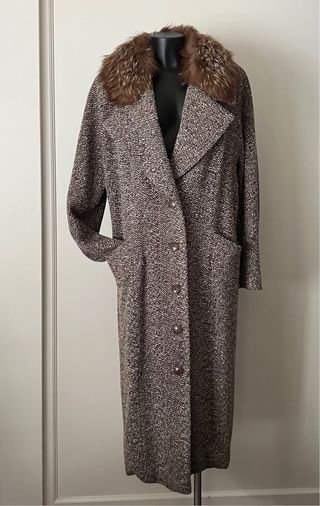 Cappotto vintage sartoriale maxi